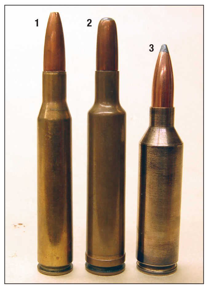 The three common .27-caliber cartridges available today are: (1) 270 Winchester, (2) 270 Weatherby Magnum and (3) 270 Winchester Short Magnum.